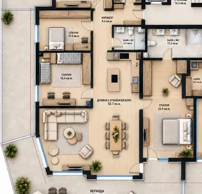 Photo 2 — 4-bedroom apartment in Varna, Sveti Nikola