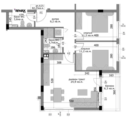 Photo 5 — Three-room apartment with parking in Vladislav Varnenchik, Varna