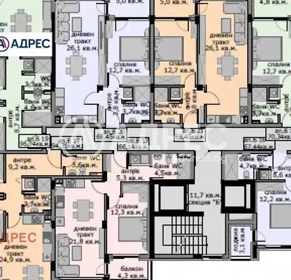 Photo 5 — Three-room apartment with balcony in Vladislav Varnenchik, Varna