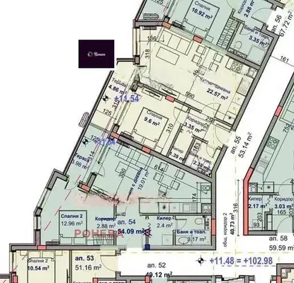 Снимка 3 — Двустайно жилище в кв. Възраждане 1, Варна с тераса
