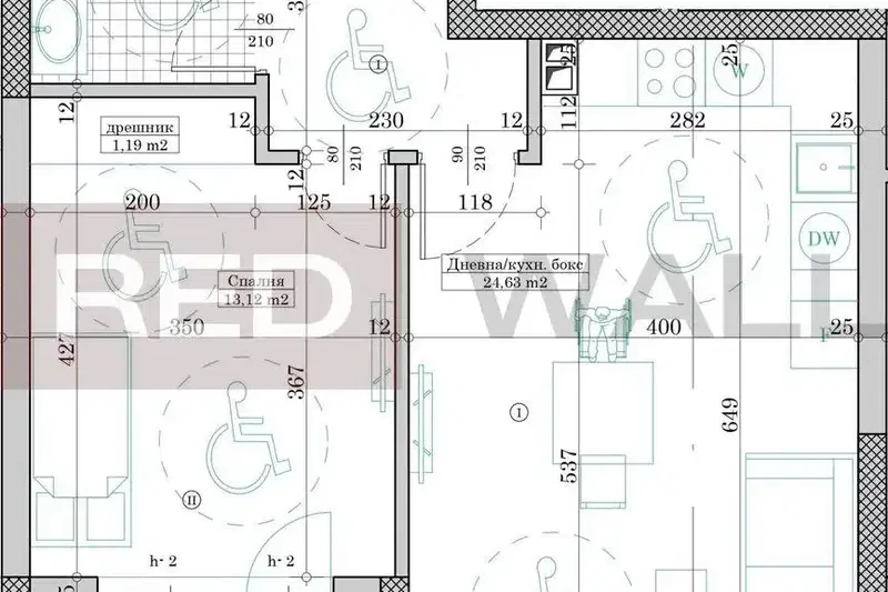 2-bedroom apartment in Varna, Vyzrajdane 1