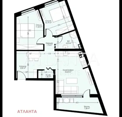Photo 2 — Three-room apartment in Vazrazhdane 1 with elevator in Varna