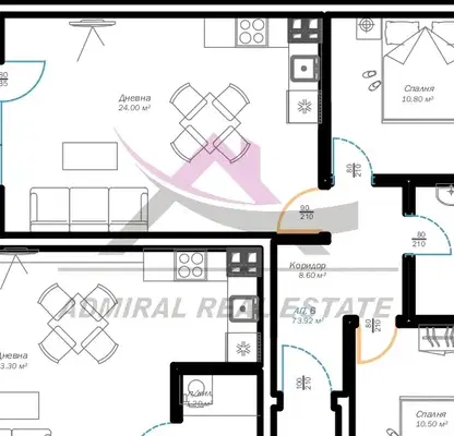 Photo 2 — Three-room apartment in Vazrazhdane 3 with terrace, Varna