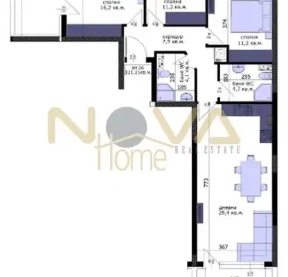 Photo 2 — 4-bedroom apartment in Varna, Vyzrajdane 3