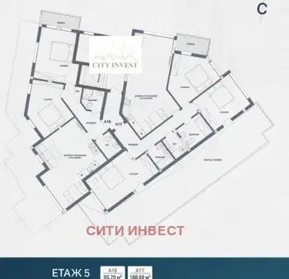 Снимка 4 — Двустаен апартамент в Ямбол, Аврен с асансьор