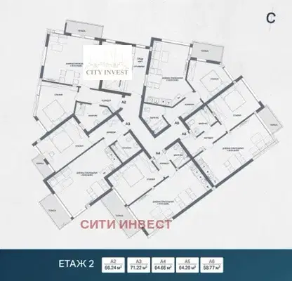 Снимка 5 — Двустаен апартамент в Ямбол, Аврен с асансьор