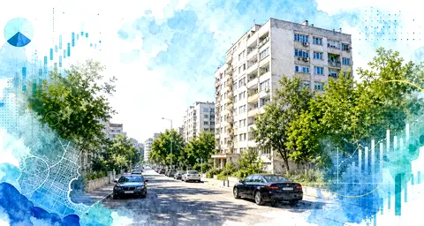 Levski 1: Asking Prices Above Varna, Below Selected Districts for August 2026