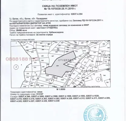 Снимка 2 — Парцел в Пазарджик, Батак