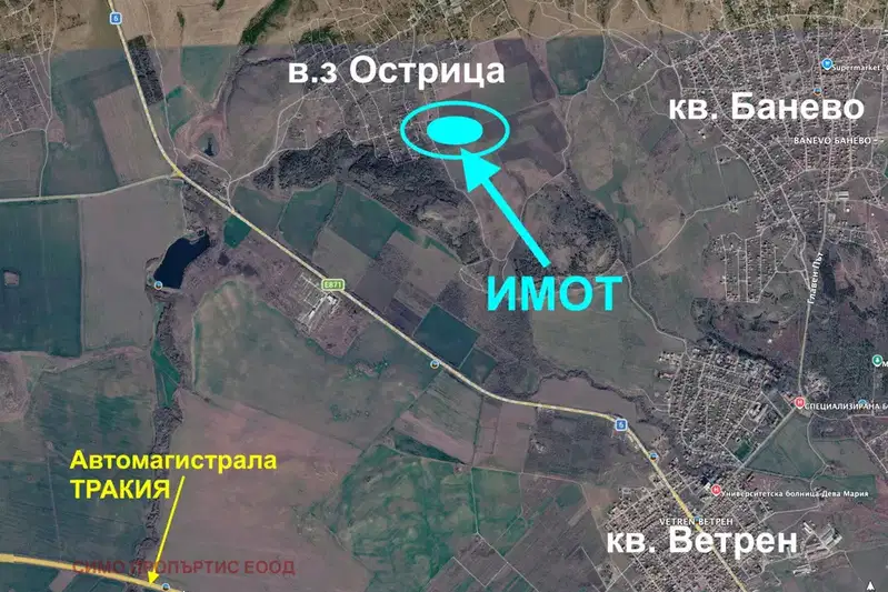 Plot in Burgas, Banevo