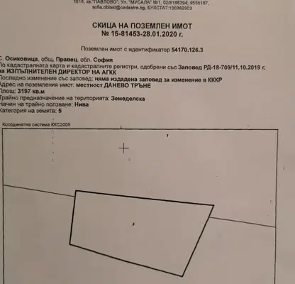 Photo 4 — Plot in Sofia, Pravec