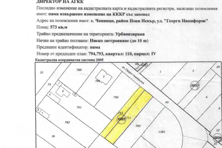 Plot in Chepinci