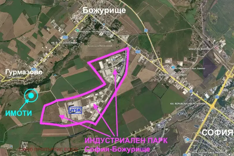 Парцел в София, с. Гурмазово