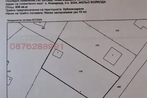 Plot in Burgas, Kosharica