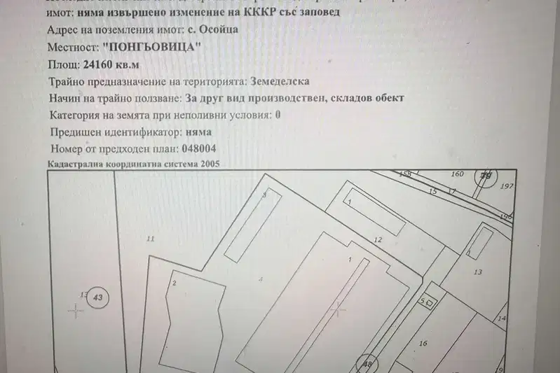 Парцел в София, с. Осоица