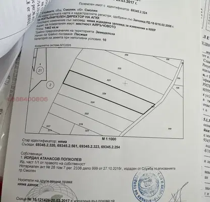 Снимка 2 — Парцел в Смолян, с. Стойките