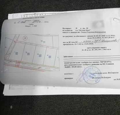 Photo 2 — Plot in Sofia, Samokov