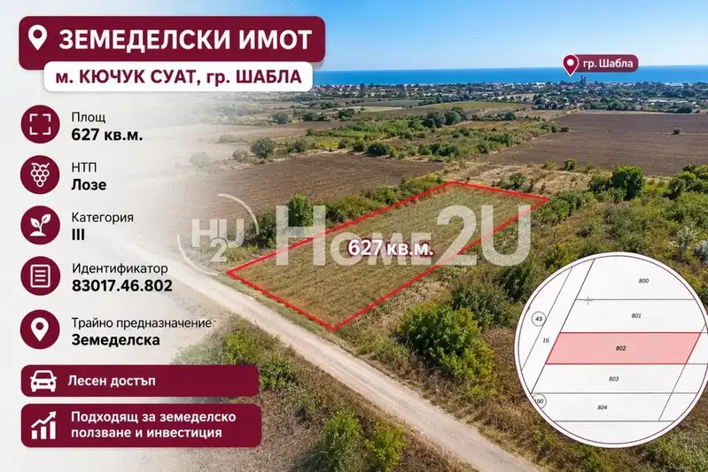 Plot in Dobrich, Shabla
