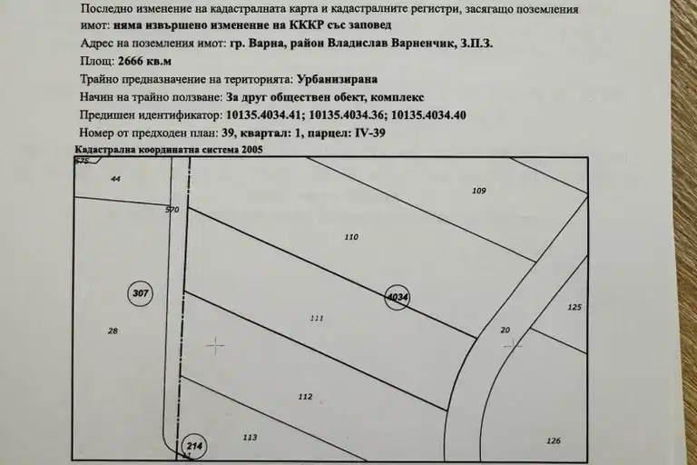 Plot in Varna, Vladislav Varnenchik 2