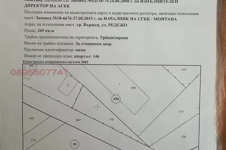 Plot in Montana, Vyrshec