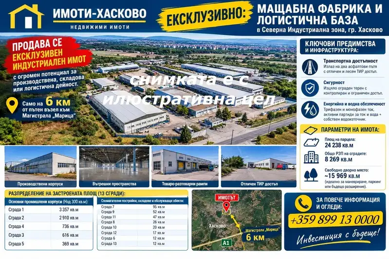 Industrial Building in Haskovo, Promishlena Zona - Sever