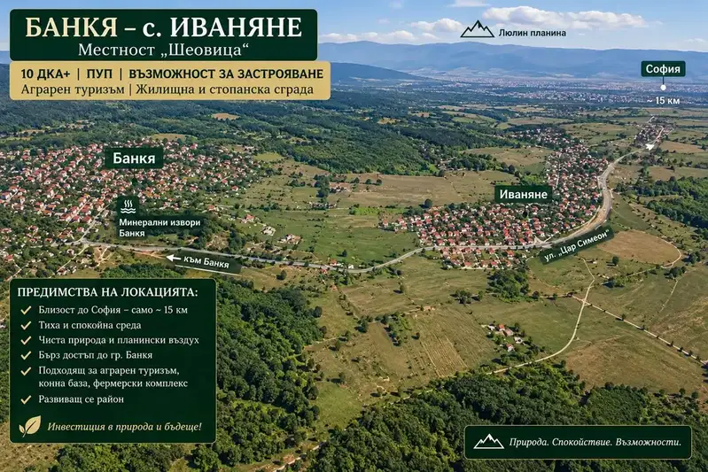 Arable Land in Sofia, Bankya