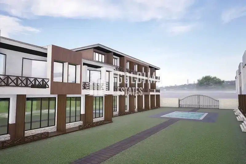 Two-storey house with veranda in Sunny Beach resort