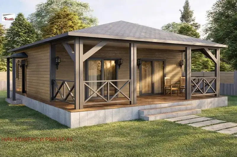 House 45 sq m in Elhovo village, Stara Zagora region, steel structure