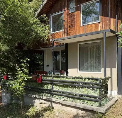 Photo 3 — Two-storey house in Sturgel village, Sofia region, with landscaped yard