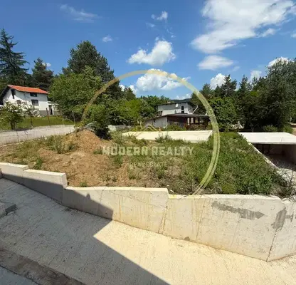 Photo 2 — Plot with built foundation and garage in Gorni Okol village