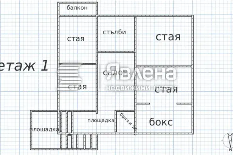 Two-storey timber-joist house with yard in Kamenitsa district, Velingrad