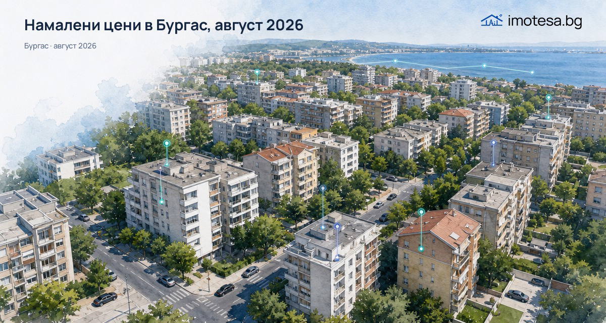 Намалени цени: Бургас, август 2026