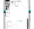 Снимка 5 — Едностаен апартамент с тераса в Младежки Хълм, Пловдив