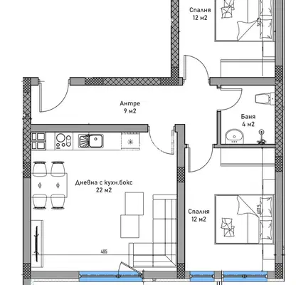 Photo 5 — 3-bedroom apartment in Plovdiv, Vystanicheski