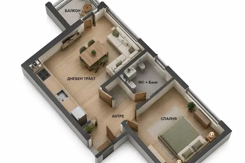 2-bedroom apartment in Varna, Vladislav Varnenchik 1