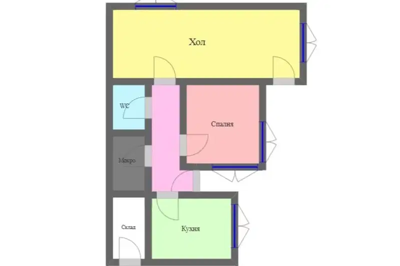 Floor of a house with 3 rooms in Kableshkovo, Burgas region