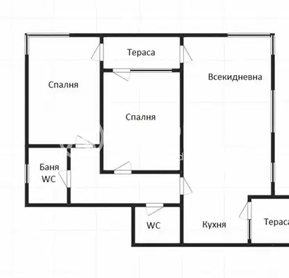 Снимка 4 — Тристаен апартамент с две тераси в Сарафово, Бургас