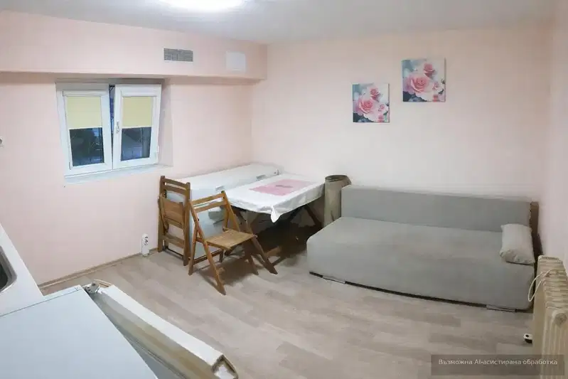 Two-room apartment on the ground floor in Vazrazhdane, Burgas