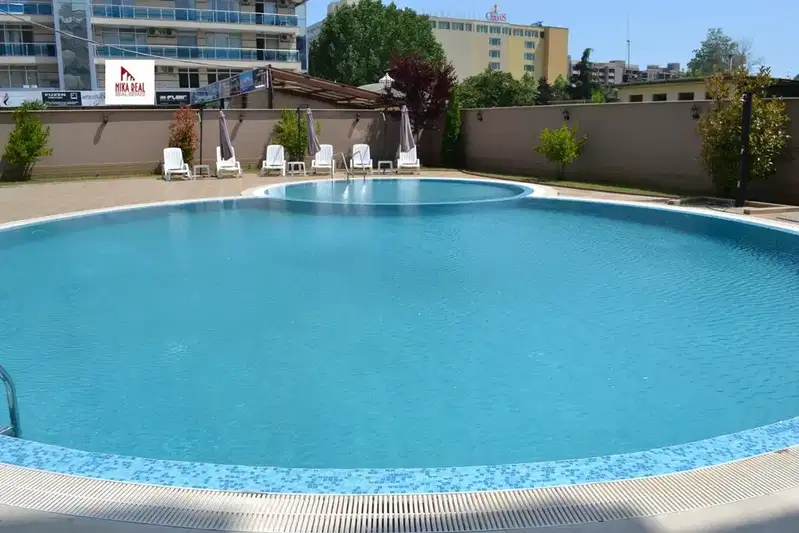 Two-room apartment in Sunny Beach with two terraces