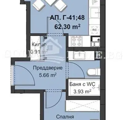 Photo 2 — 2-bedroom apartment in Plovdiv, Hristo Smirnenski