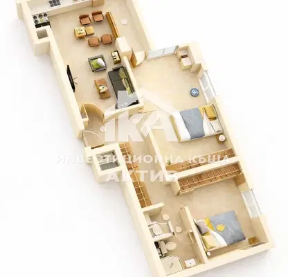 Photo 3 — Three-room apartment with terrace in Kamenitsa 1, Plovdiv