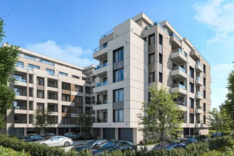 Three-room apartment with two terraces in Pomorie, Burgas region