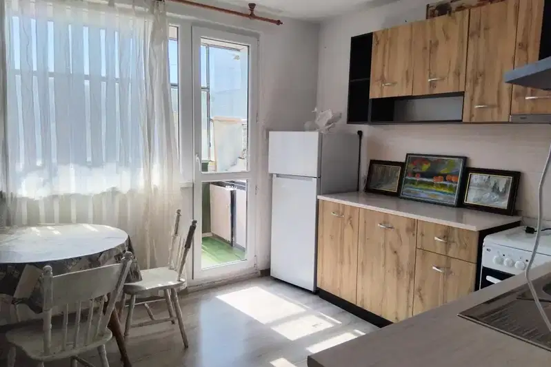 One-room apartment near UMBAL Medika in Ruse with terrace