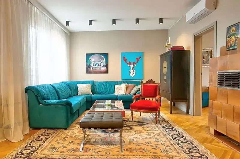Spacious 3-room apartment with panoramic view in Center, Sofia