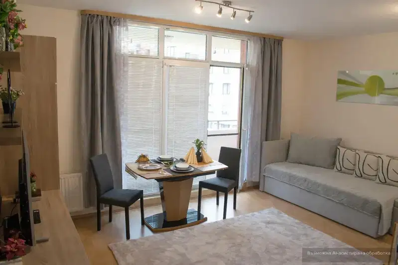 One-room apartment in Druzhba 2 with terrace and elevator