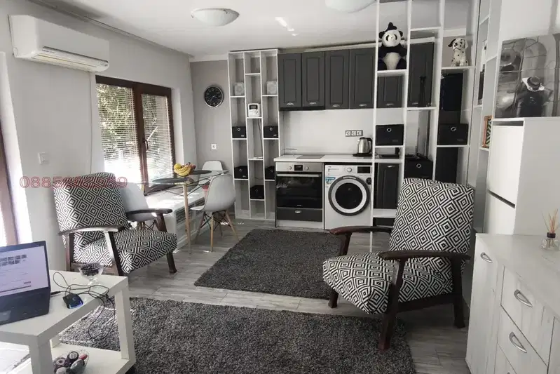 Two-room apartment with terrace and yard in Geo Milev, Sofia
