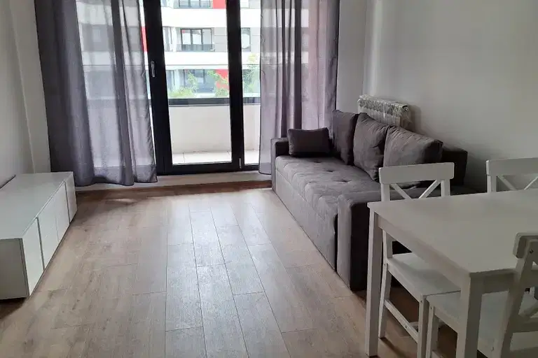 Two-room apartment in Krastova vada with balcony and parking space