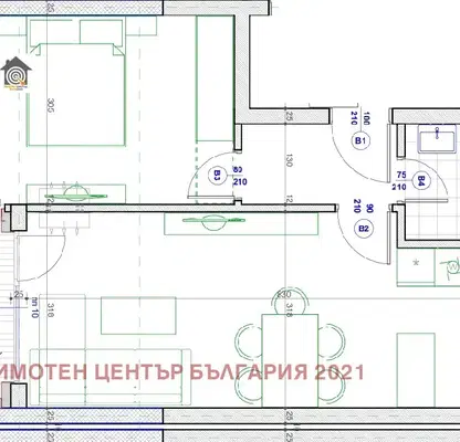 Photo 2 — Two-room apartment in Malinova Dolina with parking space