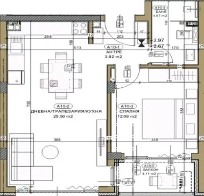 Photo 5 — Two-room apartment with south aspect in Malinova dolina, Sofia