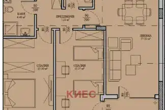 3-bedroom apartment in Sofia, Malinova Dolina