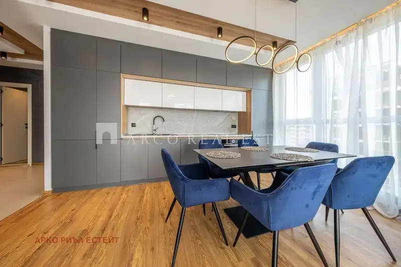 Three-room apartment with two bathrooms in Manastirski Livadi, Sofia